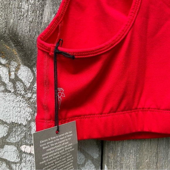 NWT Electric & Rose Izzy Bra in Red - Picture 2 of 8